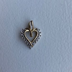 Diamond Heart Pendant without chain